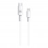 Nettech NT-DC10 2.4A Plastik 100 Cm Type-C To Lightning Şarj ve Data Kablosu (Beyaz)