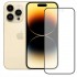 iPhone 14 Pro Max Uyumlu Ön Koruma Mat Seramik Nano Ekran Koruyucu (Siyah)