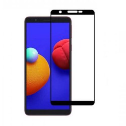 Samsung Galaxy A01 Core Uyumlu Ön Koruma Mat Seramik Nano Ekran Koruyucu (Siyah)