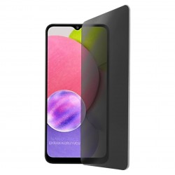 Samsung Galaxy A03 / A03s Uyumlu Privacy Ön Koruma Hayalet Seramik Nano Ekran Koruyucu (Siyah)