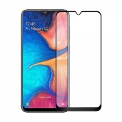 Samsung Galaxy A10 / A10s Uyumlu Ön Koruma Temperli Cam Ekran Koruyucu (Siyah)