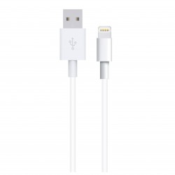 Nettech NT-20 Plastik 100 Cm Lightning Şarj ve Data Kablosu (Beyaz)