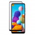 Samsung Galaxy A21 / A21s Uyumlu Ön Koruma Seramik Nano Ekran Koruyucu (Siyah) 