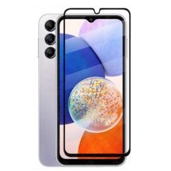 Samsung Galaxy A24 5G Uyumlu Ön Koruma Seramik Nano Ekran Koruyucu (Siyah)