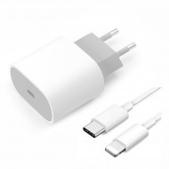 Teknonet TN-HCH11 20W PD 3000 mAh Lightning Kablolu Hızlı Şarj Aleti (Beyaz)