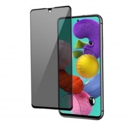 Samsung Galaxy A70 Uyumlu Privacy Ön Koruma Hayalet Seramik Nano Ekran Koruyucu (Siyah)