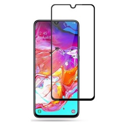 Samsung Galaxy A70 Uyumlu Ön Koruma Mat Seramik Nano Ekran Koruyucu (Siyah)