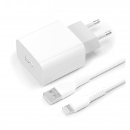 Teknonet TN-HCH06 10W 2100 mAh Lightning Kablo + Şarj Aleti (Beyaz)