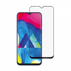 Samsung Galaxy M20 Uyumlu Ön Koruma Temperli Cam Ekran Koruyucu (Siyah)