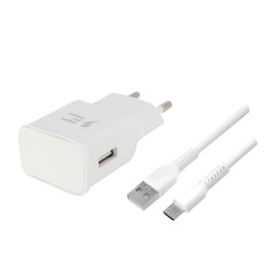 Teknonet TN-HCH03 18W 3000 mAh Micro Kablo + Şarj Aleti (Beyaz)