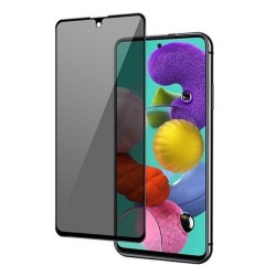 Samsung Galaxy M53 5G Uyumlu Privacy Ön Koruma Hayalet Seramik Nano Ekran Koruyucu (Siyah)