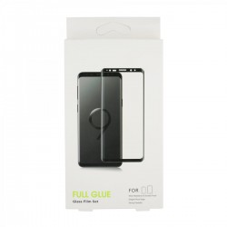 Samsung Galaxy Note 10 Uyumlu Full Glue Temperli Cam Ekran Koruyucu (Siyah)