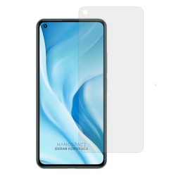 Xiaomi Mi 11 Pro Uyumlu Ön Koruma Polymer Nano Ekran Koruyucu (Siyah)