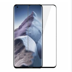 Xiaomi 11T Pro Uyumlu Ön Koruma Temperli Cam Ekran Koruyucu (Siyah)