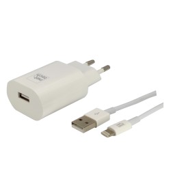Nettech NT-HCH03 10W 2400 mAh Lightning Kablo + Şarj Aleti (Beyaz)
