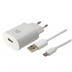 Nettech NT-HCH01 10W 2400 mAh Micro Kablo + Şarj Aleti (Beyaz)