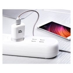 Nettech NT-HCH01 10W 2400 mAh Micro Kablo + Şarj Aleti (Beyaz)