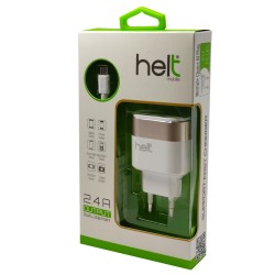 Helt HT-12 10W 2400 mAh Micro Kablo + Şarj Aleti (Beyaz)
