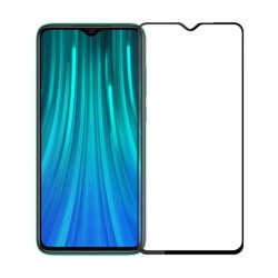 Xiaomi Redmi Note 8 Pro Uyumlu Ön Koruma Temperli Cam Ekran Koruyucu (Siyah)