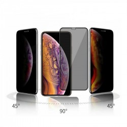 Xiaomi Redmi Note 9 Uyumlu Privacy Ön Koruma Hayalet Seramik Nano Ekran Koruyucu (Siyah)