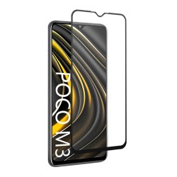 Xiaomi Poco M3 Uyumlu Ön Koruma Mat Seramik Nano Ekran Koruyucu (Siyah)
