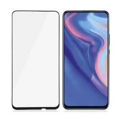 Honor 9X Uyumlu Ön Koruma Seramik Nano Ekran Koruyucu (Siyah)