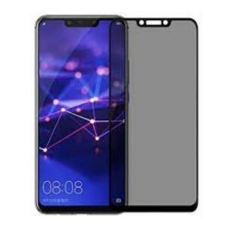 Huawei Mate 20 Lite Uyumlu Privacy Ön Koruma Hayalet Seramik Nano Ekran Koruyucu (Siyah)