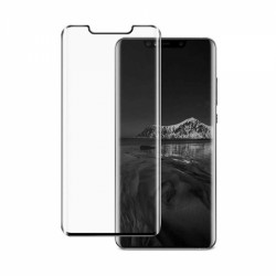 Huawei Mate 20 Pro Uyumlu Ön Koruma Polymer Nano Ekran Koruyucu (Siyah)