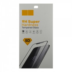 Huawei P20 Lite Uyumlu Ön Koruma Temperli Cam Ekran Koruyucu (Siyah)