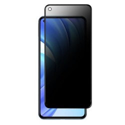Huawei P40 Lite Uyumlu Privacy Ön Koruma Hayalet Seramik Nano Ekran Koruyucu (Siyah)