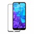 Huawei Y5 2019 Uyumlu Ön Koruma Temperli Cam Ekran Koruyucu (Siyah)