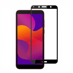 Huawei Y5p Uyumlu Ön Koruma Seramik Nano Ekran Koruyucu (Siyah)