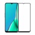Oppo A5 2020 Uyumlu Ön Koruma Temperli Cam Ekran Koruyucu (Siyah)