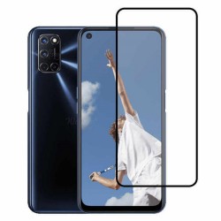 Oppo A92 Uyumlu Ön Koruma Mat Seramik Nano Ekran Koruyucu (Siyah)