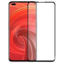 Oppo Reno 5 Lite Uyumlu Ön Koruma Temperli Cam Ekran Koruyucu (Siyah)