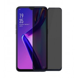 Oppo Reno 7 Pro Uyumlu Privacy Ön Koruma Hayalet Seramik Nano Ekran Koruyucu (Siyah)