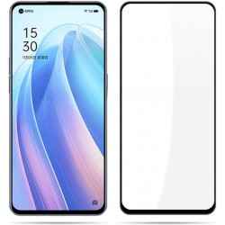 Oppo Reno 7 Pro Uyumlu Ön Koruma Seramik Nano Ekran Koruyucu (Siyah) 