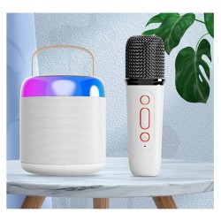 BAVIN BM-19 Karaoke Box Kablosuz Hoparlör - Speaker (Beyaz)