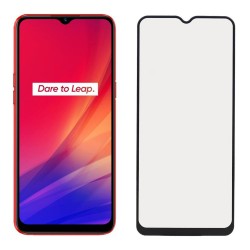 Realme C20 Uyumlu Ön Koruma Seramik Nano Ekran Koruyucu (Siyah)