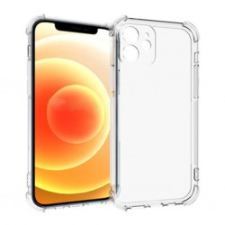 iPhone 12 Mini Anti Shock Darbe Emici Kamera Korumalı Şeffaf Silikon Kılıf