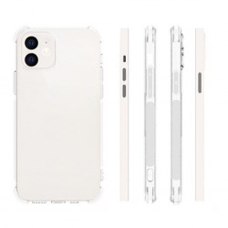 iPhone 12 Mini Anti Shock Darbe Emici Kamera Korumalı Şeffaf Silikon Kılıf