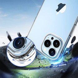 iPhone 13 Pro Anti Shock Darbe Emici Kamera Korumalı Şeffaf Silikon Kılıf