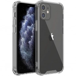 iPhone 12 / iPhone 12 Pro Anti Shock Darbe Emici Kamera Korumalı Şeffaf Silikon Kılıf