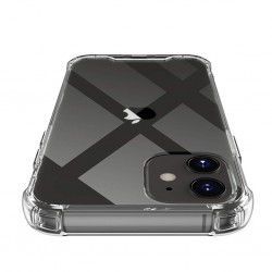 iPhone 12 / iPhone 12 Pro Anti Shock Darbe Emici Kamera Korumalı Şeffaf Silikon Kılıf