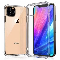 iPhone 11 Pro Max Anti Shock Darbe Emici Şeffaf Silikon Kılıf