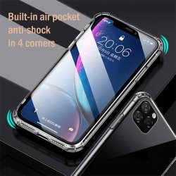 iPhone 11 Pro Max Anti Shock Darbe Emici Şeffaf Silikon Kılıf
