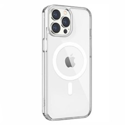 iPhone 14 Pro MagSafe Uyumlu Kamera Korumalı Şeffaf Silikon Kılıf 