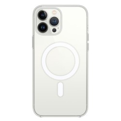 iPhone 13 Pro Max MagSafe Uyumlu Kamera Korumalı Şeffaf Silikon Kılıf 