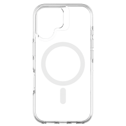  iPhone 16 N-Series 061 Magsafe Uyumlu Şeffaf Manyetik Silikon Kılıf 