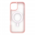 iPhone 16 N-Series 060 Magsafe Uyumlu Manyetik Silikon Kılıf (Pembe)